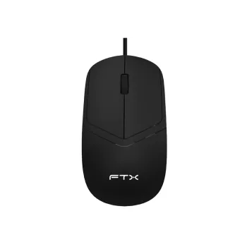 MOUSE FTX USB FTXM47 1200DPI/3 BOTONES/1.1M/NEGRO