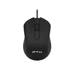 MOUSE FTX USB FTXM62 1200DPI/3 BOTONES/1.1M/NEGRO