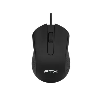 MOUSE FTX USB FTXM62 1200DPI/3 BOTONES/1.1M/NEGRO