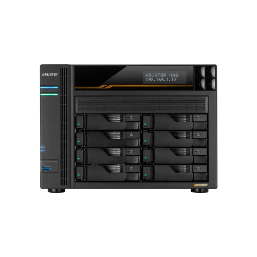 ALMACENAMIENTO NAS ASUSTOR AS6808T QC 2.3/8BAY/16G/4-GBLAN/4 M.2/2USB4/3 USB3.2