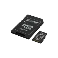 MEMORIA MICRO SD KINGSTON 64GB SDCS3/64GB 100 CANVAS SELECT PLUS C/ADAPTADOR