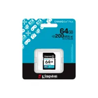 MEMORIA KINGSTON  64GB SDG4/64GB 200/100 CANVAS GO PLUS CLASS 10
