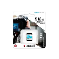 MEMORIA SD KINGSTON 512GB SDG3/512GB 170/90 CANVAS GO PLUS