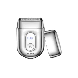 AFEITADORA INALAMBRICA FTX IPX6/RECARGABLE/LED/USB-C PLATA ESH-100