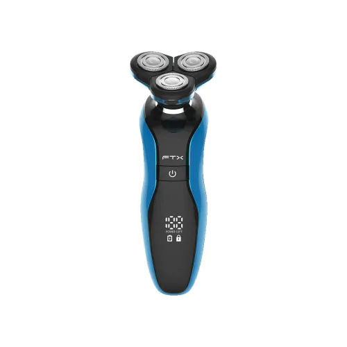 AFEITADORA INALAMBRICA FTX IPX6/RECARGABLE NEGRO Y AZUL ESH-300