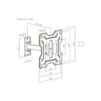 SOPORTE P/TV FTX 884 23