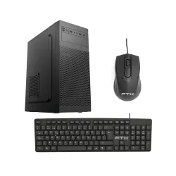 GABINETE KIT FTX PCC-5W1SK C/FUENTE 500W MOUSE+TECL/ESP ATX/MATX/ITX