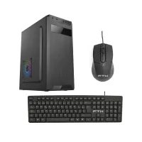 GABINETE KIT FTX PCC-5W5SK C/FUENTE 500W MOUSE+TECL/ESP ATX/MATX/ITX