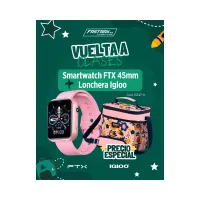 COMBO VUELTA CLASES SMARTWATCH FTX K10-PK ROSA + BOLSA IGLOO 9LAT 64301