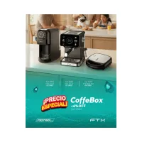 COMBO COFFEBOX CAFETERA FTX C2-07 + CAFETERA FTX C2-15 + SANDWICHERA FTX SM2-750