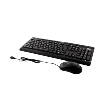TECLADO CON MOUSE KLIP USB KCK-251S ESP/ NEGRO