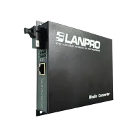 CONVERTIDOR DE FIBRA OPTICA WDM LANPRO SM SC X 40 KMS LP-ICF3100D-40