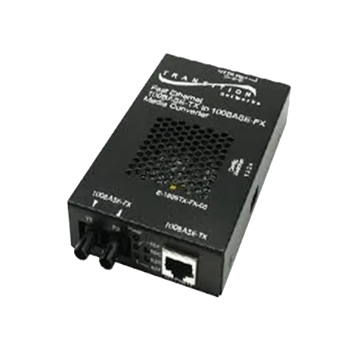 CONVERTIDOR DE FIBRA OPTICA TRANSITION 100/1000 SM SC 10KMS RC6113L