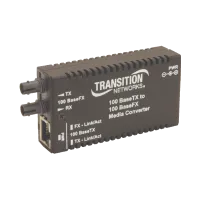 CONVERTIDOR FIBRA OPTICA WDM 10/100 SM 20KM M/E-TX-FX TRANSITION
