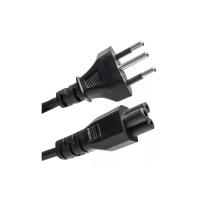 CABLE POWER 1.8MT 3 PUNTAS BRASIL GIGABYTE P/PC NEGRO