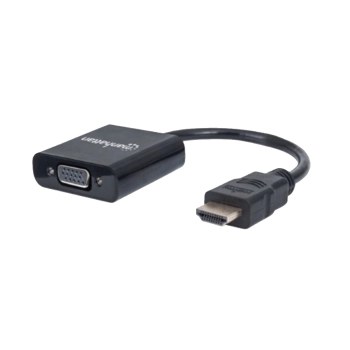 ADAPTADOR HDMI-VGA 151436 FHD BLISTER NEGRO