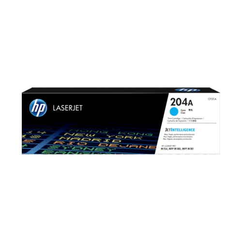 TONER HP 204A CIAN CF511A M154/MFP M180/MFP M181