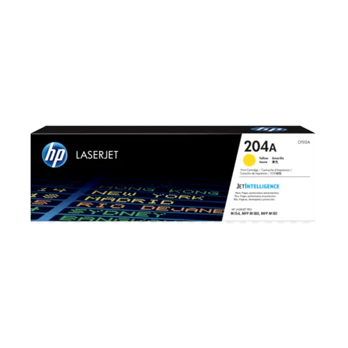 TONER HP 204A AMARILLO CF512A M154/MFP M180/MFP M181