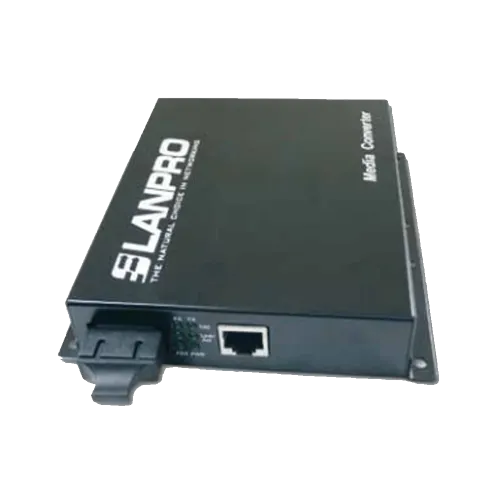 CONVERTIDOR DE FIBRA OPTICA LANPRO SM SC X 20 KMS LP-ICF2100-20