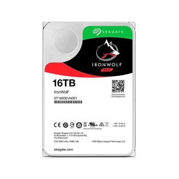 DISCO DURO SATA3 16TB SEAGATE 7200 256MB IRONWOLF 