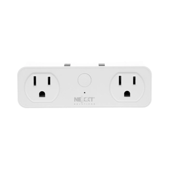 ENCHUFE IOT NEXXT DE 2 TOMAS NEMA + 2 USB/15A/BIVO