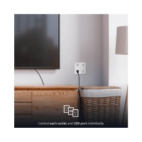 ENCHUFE IOT NEXXT DE 4 TOMAS NEMA + 4 USB/15A/BIVOLT NHP-T610