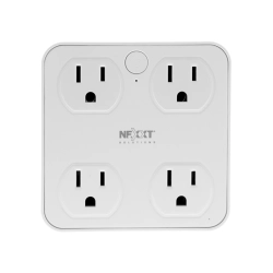 ENCHUFE IOT NEXXT DE 4 TOMAS NEMA + 4 USB/15A/BIVO