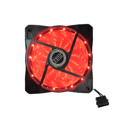 COOLER PARA GABINETE FTX FTXFAN15L 1FAN 15 LUCES ROJO VENTILADOR
