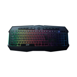 TECLADO GAMER USB FTXK623 RGB MULTIMEDIA/NUMERICO/