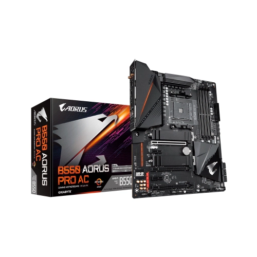 PLACA MADRE GIGABYTE AM4 B550 AORUS PRO AC S/R/HDMI/2M2/DDR4/USB3.2/WIFI/ATX/RGB