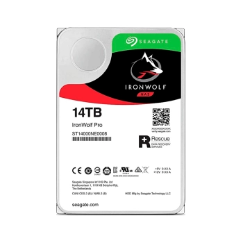 DISCO DURO SATA3 14TB SEAGATE 7200 256MB IRONWOLF 