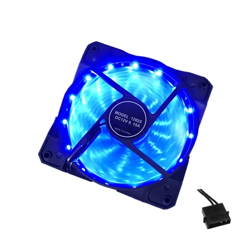 COOLER PARA GABINETE FTX FTXFAN15L 1FAN 15 LUCES AZUL VENTILADOR