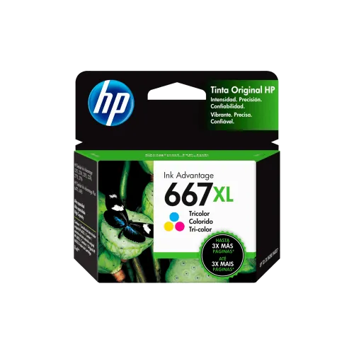 TINTA HP 667XL COLOR 3YM80AL DJ 2775 8ML