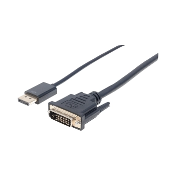 CABLE DISPLAYPORT/DVI 152143 HD/60HZ/NEGRO/BOLSA