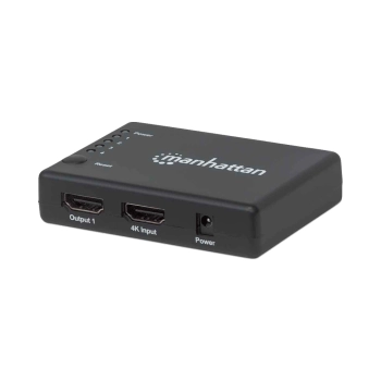 DIVISOR HDMI DE 4 PUERTOS 207706 4K/3D/30HZ/NEGRO