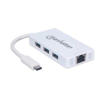 HUB USB-C 3.0 507608 DE 3 PUERTOS CON ADAPTADOR DE