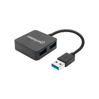 HUB USB 3.0 DE 4 PUERTOS MANHATTAN 162296 5 GBPS/N