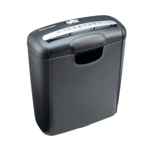 TRITURADORA DE PAPEL MULTILASER OF010EUR 220V 6FL/10L/NEGRO
