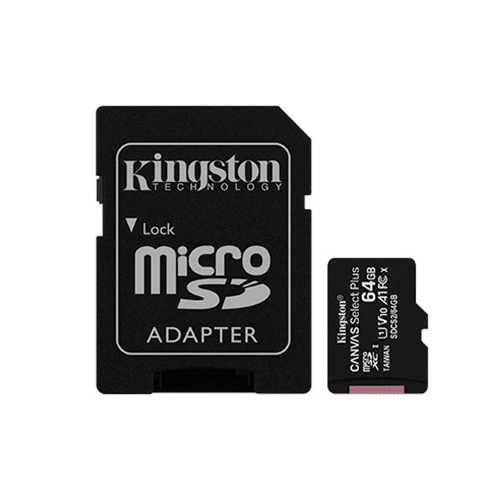 MEMORIA MICRO SD KINGSTON 64GB CANVAS SELECT PLUS SDCS2/64GB 100/85