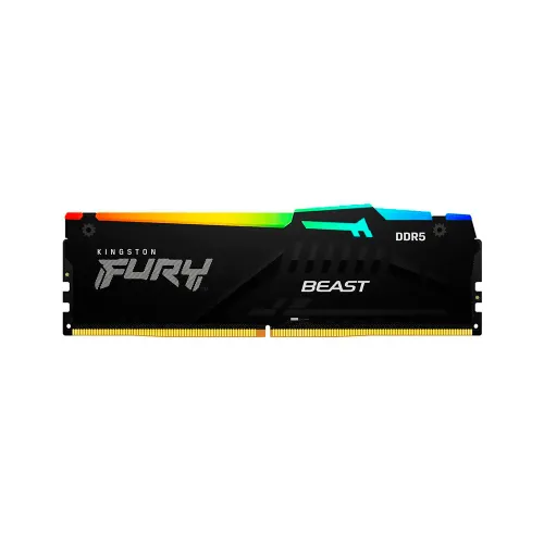 MEMORIA RAM DDR5 8GB 5600 KINGSTON FURY BEAST BK KF556C40BBA-8 RGB XMP