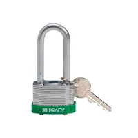 CANDADO BRADY DE ACERO VERDE P/ BLOQUEO ARCO(143142)
