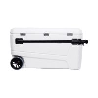 CONSERVADORA IGLOO 104 LITROS SUNSET GLIDE C/RUEDAS 50170 BLANCO