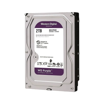 DISCO DURO SATA3  2TB WD PURPLE 5400 256MB WD22PUR