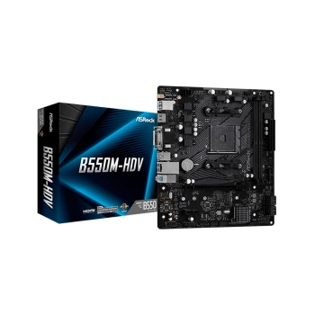 PLACA MADRE ASROCK AM4 B550M-HDV V/S/R/DVI/HDMI/M2