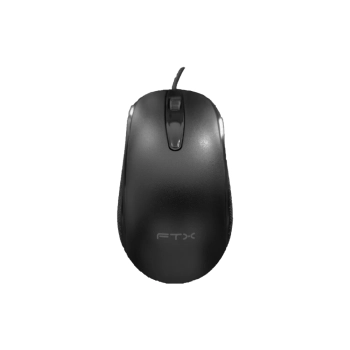 MOUSE FTX USB FTXM106 800DPI/3 BOTONES NEGRO