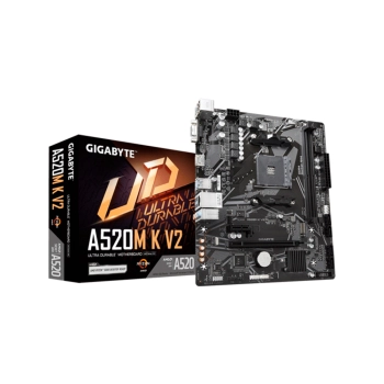 PLACA MADRE GIGABYTE AM4 A520M K V2 V/S/R/HDMI/M2/