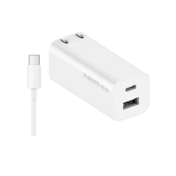 CARGADOR DE PARED XIAOMI GAN CHARGER 65W USB-A/USB