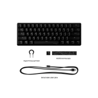 TECLADO GAMER USB HYPERX 4P5N4AA#ABA ALLOY ORIGINS 60 MECANICO RED INGLES RGB