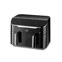 FREIDORA SIN ACEITE MULTILASER GO220EUR 8L 2500W 220V 2 GAVETAS NEGRO