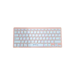TECLADO FTX BLUETOOTH FTXB1000 ULTRA SLIM ESP/ROSA Hover
